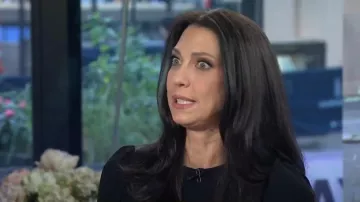 Ba&Sh Odelle Midi A Line Dress worn by Natalie Azar as seen in Today on November 13, 2023