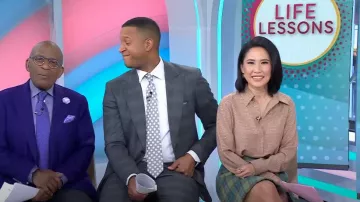 Reiss Matilda Shirt worn by Vicky Nguyen as seen in Today on November 14, 2023