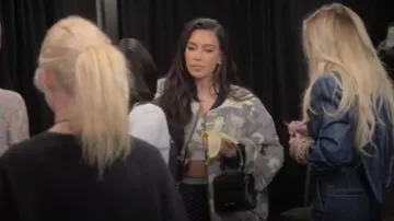Raf Simons Riot MA1 Bomber jacket worn by Kim Kardashian as seen in The Kardashians (S04E08)