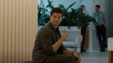 Portuguese Flannel Shirt worn by Nathan Brown (Robbie Amell) as seen in Upload (S03E07)
