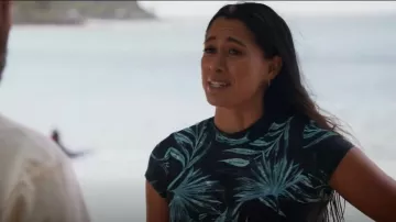 O'Neill Women's Short Sleeve Surf Suit worn by Emily Alabi as seen in Magnum P.I. (S05E16)