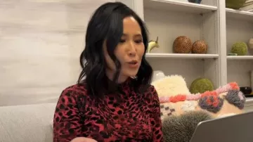 Allsaints Eedar Kiara T-Shirt worn by Vicky Nguyen as seen in Today on November 15, 2023
