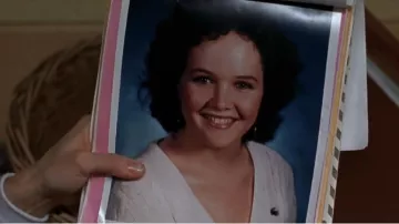 The White Lacoste V-neck sweater worn by Catherine Martin (Frederica Bimmel) in the film The Silence of the Lambs