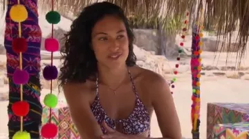 Top de bikini Kittenish Aloha Babe usado por Mercedes Northup como se ve en Bachelor in Paradise (T09E08)