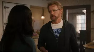 James Perse Zip Hoodie worn by Terry Phelps (Greg Kinnear) as seen in Shining Vale (S02E05)