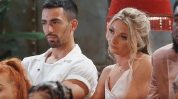 Nasty Gal Satin V Neck Wrap Maxi Dress worn by Rozz Darlington as seen in Married at First Sight UK (S08E36)