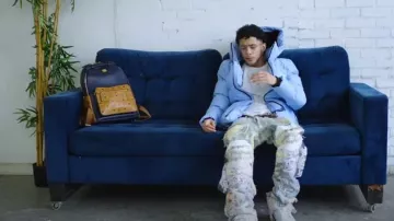 Nike Jordan 6 Retro 'Midnight Navy' sneakers worn by J.I. in "Options" (Official Music Video)