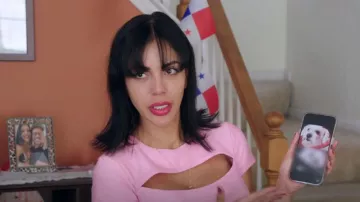 Top recortado de H&M usado por Jasmine Pineda como se ve en 90 Day Fiancé (T10E06)