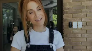 Levis Vin­tage Over­all in Loose Can­non worn by Jenn Todryk as seen in No Demo Reno (S03E10)