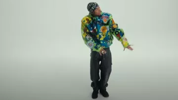 Givenchy Black Leather Straight Carpenter Pants worn by Tyga in Bops Goin Brazy (Official Video)