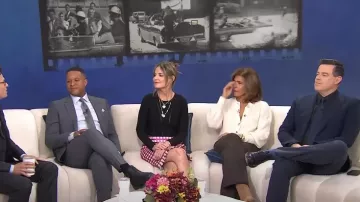 Zimmermann Luminosity Paneled Knit Top worn by Savannah Guthrie as seen in Today on November 21, 2023
