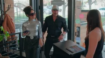 Gafas de sol Gucci Shield usadas por Angie Katsanevas como se ve en The Real Housewives of Salt Lake City (T04E11)