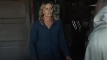 Frank and Eileen Eileen Woven Button Up worn by Madison Clark (Kim Dickens) as seen in Fear the Walking Dead (S08E12)