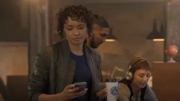 Zara Halter Bodysuit worn by NCIS Special Agent Michelle Mackey (Olivia Swann) as seen in NCIS: Sydney (S01E02)