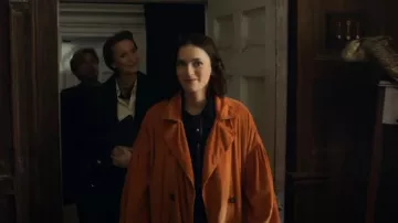 Free People Jenna Cord Trench Coat worn by Alison Cooper (Charlotte Ritchie) as seen in Ghosts (S05E04)