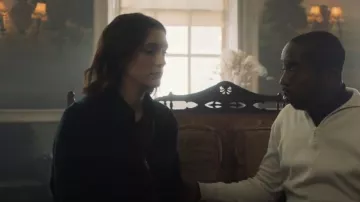 Hush Petrol Cord Boiler Suit worn by Alison Cooper (Charlotte Ritchie) as seen in Ghosts (S05E04)