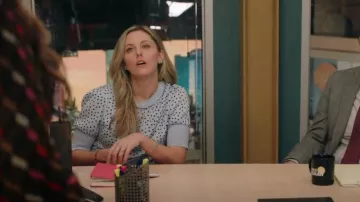 Ted Baker Erii Top worn by Tami (Taylor Louderman) as seen in Kenan (S02E06)