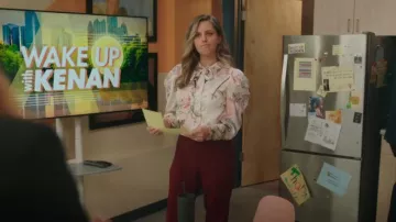 Ted Baker Aangeli Blouse worn by Tami (Taylor Louderman) as seen in Kenan (S02E06)