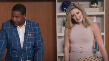 Ted Baker Corvala Dress Belted Dress worn by Tami (Taylor Louderman) as seen in Kenan (S01E01)