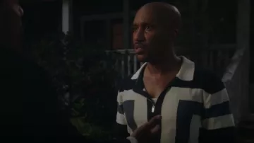 Reiss Break­er Po­lo Shirt worn by Gary Williams (Chris Redd) as seen in Kenan (S02E01)