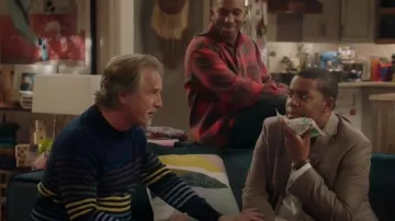 Paul Smith Striped Sweater worn by Rick (Don Johnson) as seen in Kenan (S01E04)