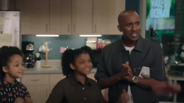 Camisa corta con cremallera Christian Dior Dior Homme usada por Gary Williams (Chris Redd) como se ve en Kenan (S01E05)