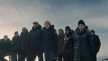 Canada Goose Cypress Puffer Coat worn by Sian (Alice Braga) as seen in A Murder at the End of the World (S01E03)