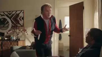 Bally Color Block Jacket worn by Rick (Don Johnson) as seen in Kenan (S01E07)