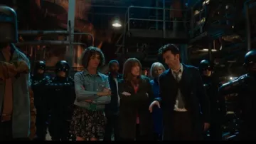 Superdry Vintage Ecovero Ruffle Smocked Skirt worn by Rose Temple-Noble(Yasmin Finney) as seen in Doctor Who (S14E01)