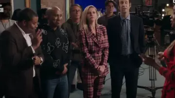 Rebecca Vallance Ryder Twill Blazer worn by Tami (Taylor Louderman) as seen in Kenan (S01E10)