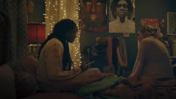 PJ Salvage Women's Loungewear Sun Stripe Long Sleeve Top worn by Jennifer Washington (Ashley Olivia Fisher) as seen in Average Joe (S01E02)