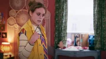 Sandro Infinity Cropped Cardigan worn by Juliet (Briony Martha) as seen in Spellbound (S01E14)