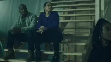 Jeffrey Campbell Fer­n­rock Boots worn by Cathy Montgomery (Cynthia Kaye McWilliams) as seen in Average Joe (S01E06)