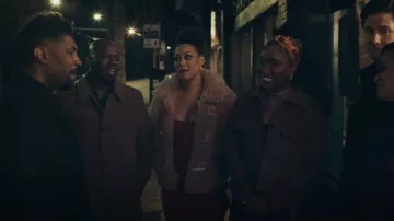 Lauren Conrad Toggle-Front Teddy Jacket worn by Cathy Montgomery (Cynthia Kaye McWilliams) as seen in Average Joe (S01E10)