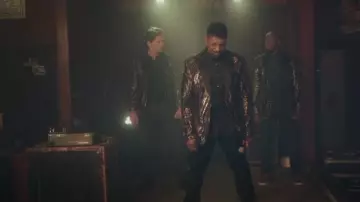Mens Usa Embellished Blazer worn by Joe Washington (Deon Cole) as seen in Average Joe (S01E10)