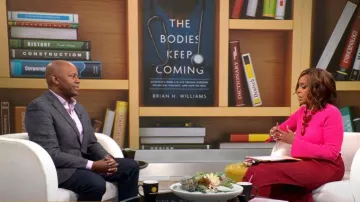 Line & Dot Frankie Dress worn by Gayle King as seen in CBS Mornings on  November 27, 2023