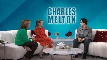 Mohawk Zip Jacket in Grey Plaid worn by Charles Melton as seen in Today with Hoda & Jenna on  November 29, 2023