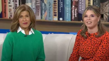 J. Crew Ribbed Cashmere Oversized Crewneck Sweater worn by Hoda Kotb as seen in Today with Hoda & Jenna on  November 29, 2023