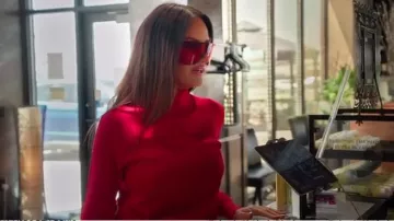 Tom Ford Silk Roll-Neck Jumper worn by Lisa Barlow as seen in The Real Housewives of Salt Lake City (S04E12)