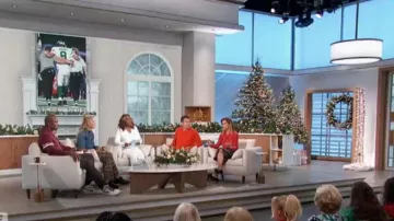 Nike Air Jordan 1 x A Ma Maniére Sneaker worn by Akbar Gbaja-Biamila as seen in The Talk on  November 30, 2023