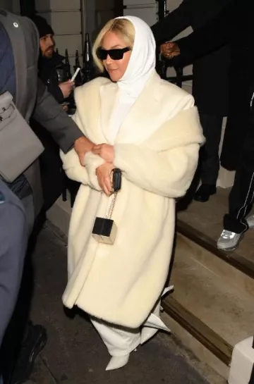Brandon Blackwood Mini Metal Minaudiere usado por Beyoncé en Londres el 29 de noviembre de 2023