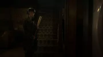 Abrigo de camuflaje Nili Lotan Farrow usado por Dorothy "Dot" Lyon (Juno Temple) como se ve en Fargo (S05E03)