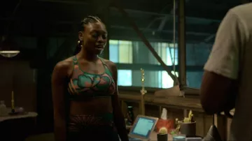 Farm Rio x Adidas Leggings worn by Shanti(Adrienne Walker) as seen in Power Book IV: Force (S02E06)