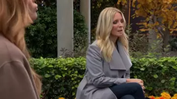 Ted Baker Jian­na Coat worn by  Christine Blair Williams (Lauralee Bell) as seen in The Young and the Restless on November 2, 2023