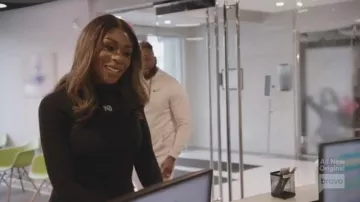 Alexander Wang Long Sleeve Crewneck Top worn by Nneka Ihim as seen in The Real Housewives of Potomac (S08E05)