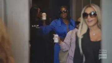 Chanel CH 5408 1026S4 Black Dark Grey Lens Sunglasses New Authentic Italy worn by Wendy Osefo as seen in The Real Housewives of Potomac(S08E05)