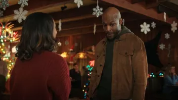 Banana Republic Suede Trucker Jacket worn by John 'Preacher' Middleton (Colin Lawrence) as seen in Virgin River (S05E11)