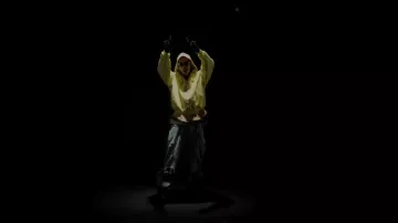 Balenciaga Yellow Unity Sports Icon Flannel Layered Zip Hoodie worn by Wiz Khalifa in Heavy Hitters [Official Music Video]