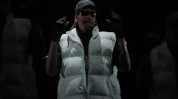 Balenciaga Black Allover Logos Top League Hat worn by Wiz Khalifa in Heavy Hitters [Official Music Video]