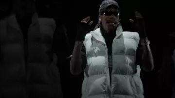 Balenciaga Black Darkwave Logo T-Shirt worn by Wiz Khalifa in Heavy Hitters [Official Music Video]